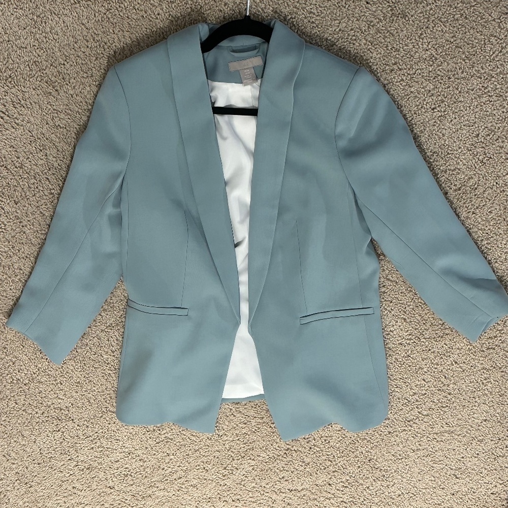 H&M Teal Blazer in size M